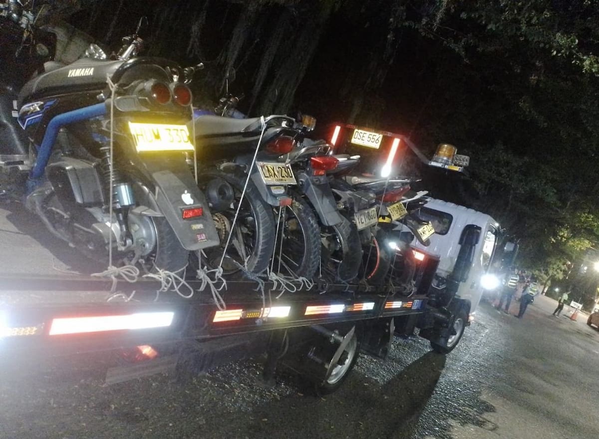 La inmovilización de motocicletas por no tener ningún tipo de documento se ha vuelto una constante.