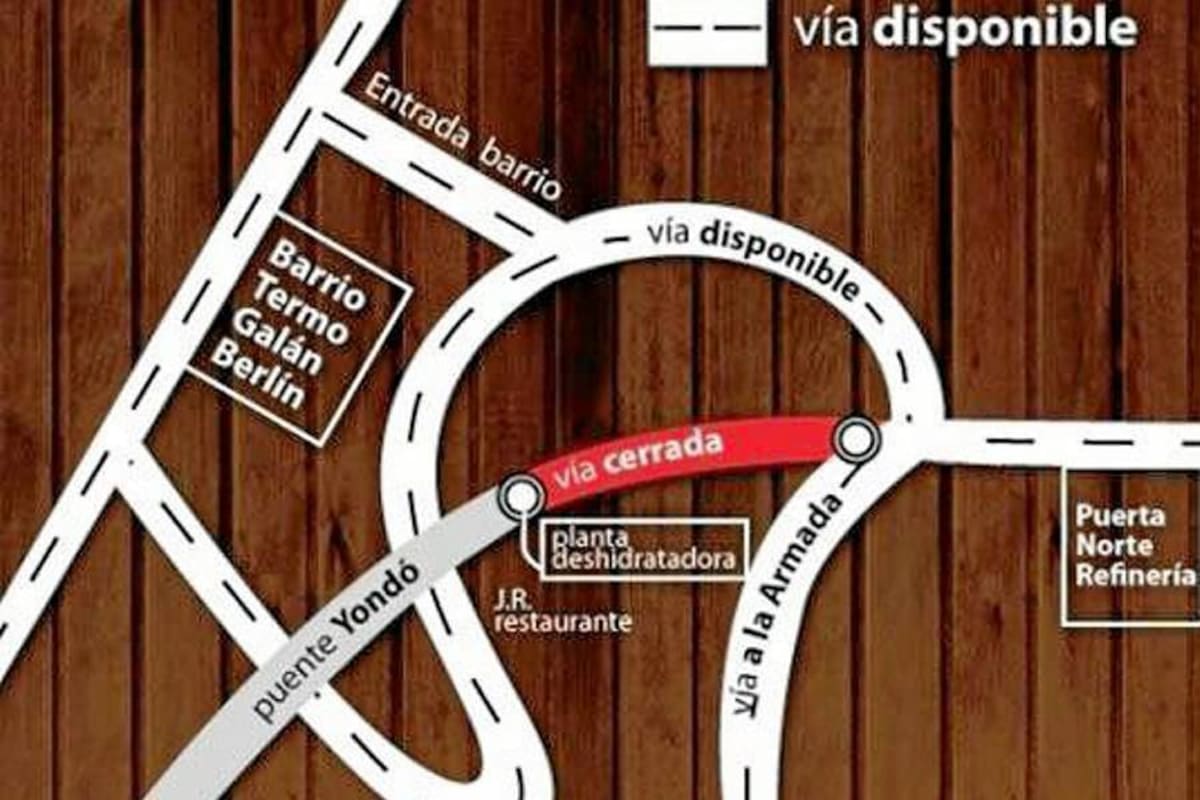 Cerrarán vía al puente Yondó por trabajos de Ecopetrol (Foto: Edgar Pernett/ VANGUARDIA LIBERAL)