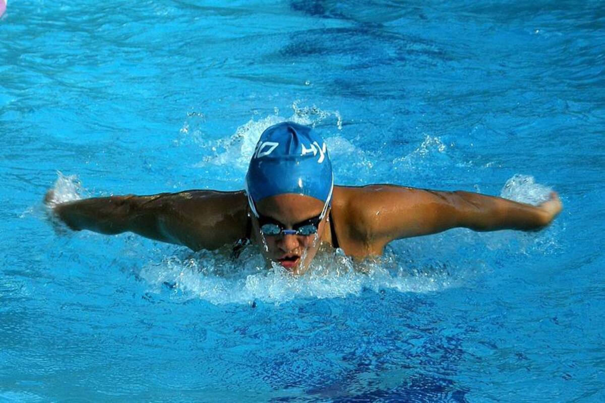 La nadadora santandereana Daniela Rueda Labrador del Club Neptuno, fue convocada por la selección Colombia de la disciplina que participará en la Copa Pacífico y la Copa Julio Maglione. (Foto: Javier Gutiérrez / VANGUARDIA LIBERAL)