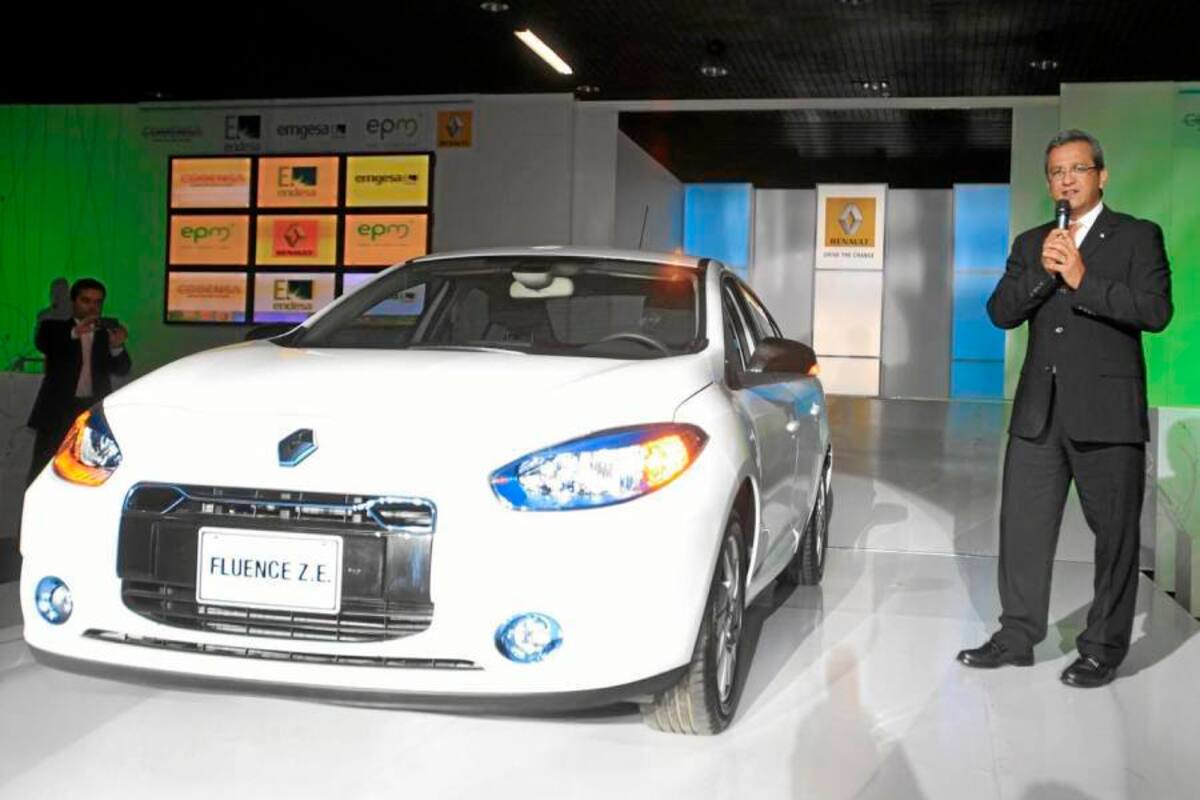 Los carros eléctricos para Colombia fueron presentados por Renault en Bogotá. (Foto: Suministrada/VANGUARDIA LIBERAL)
