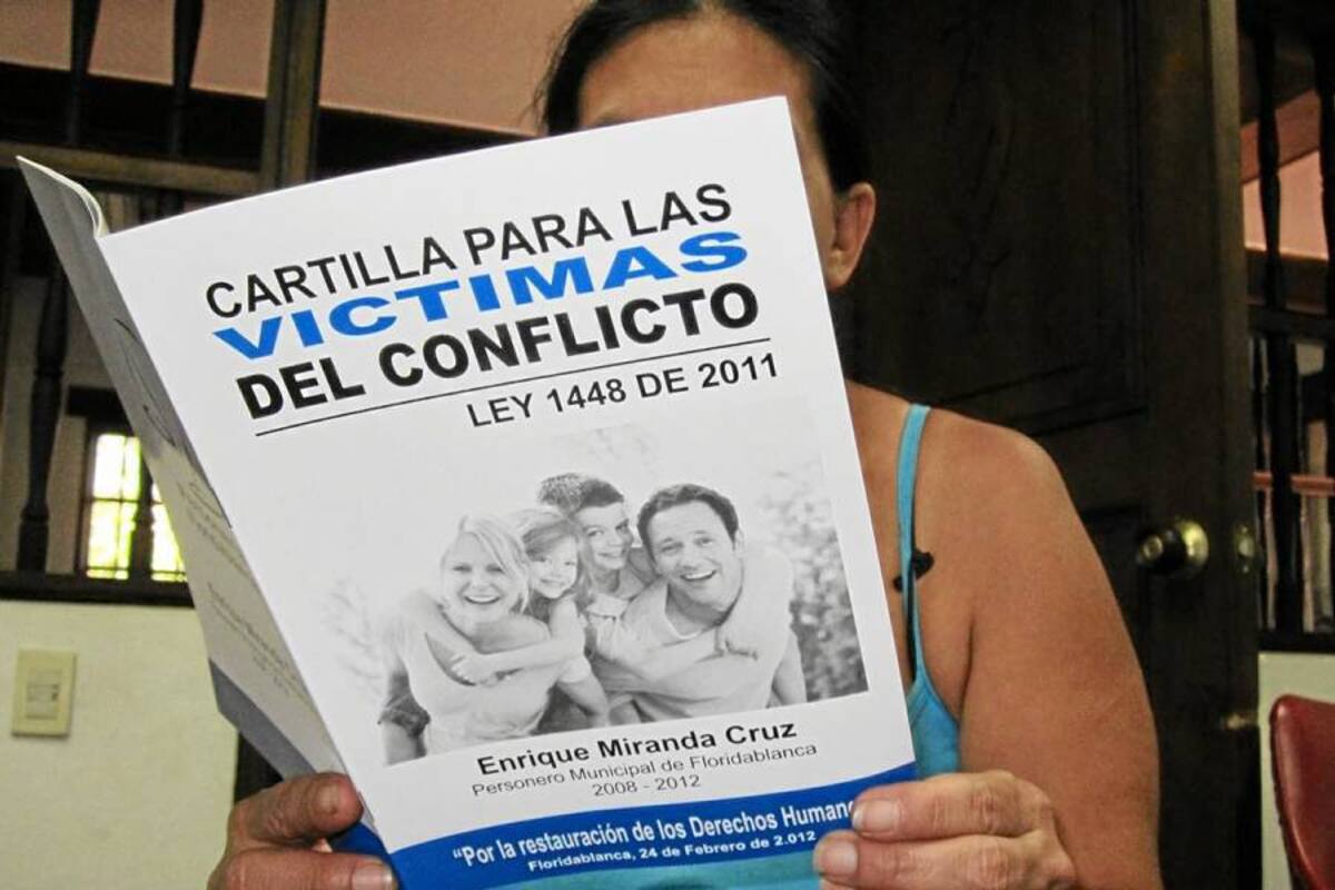 La cartilla servirá como guía para todas las personas que han sido víctimas de la violencia y el conflicto armado. (Foto: Archivo/VANGUARDIA LIBERAL)