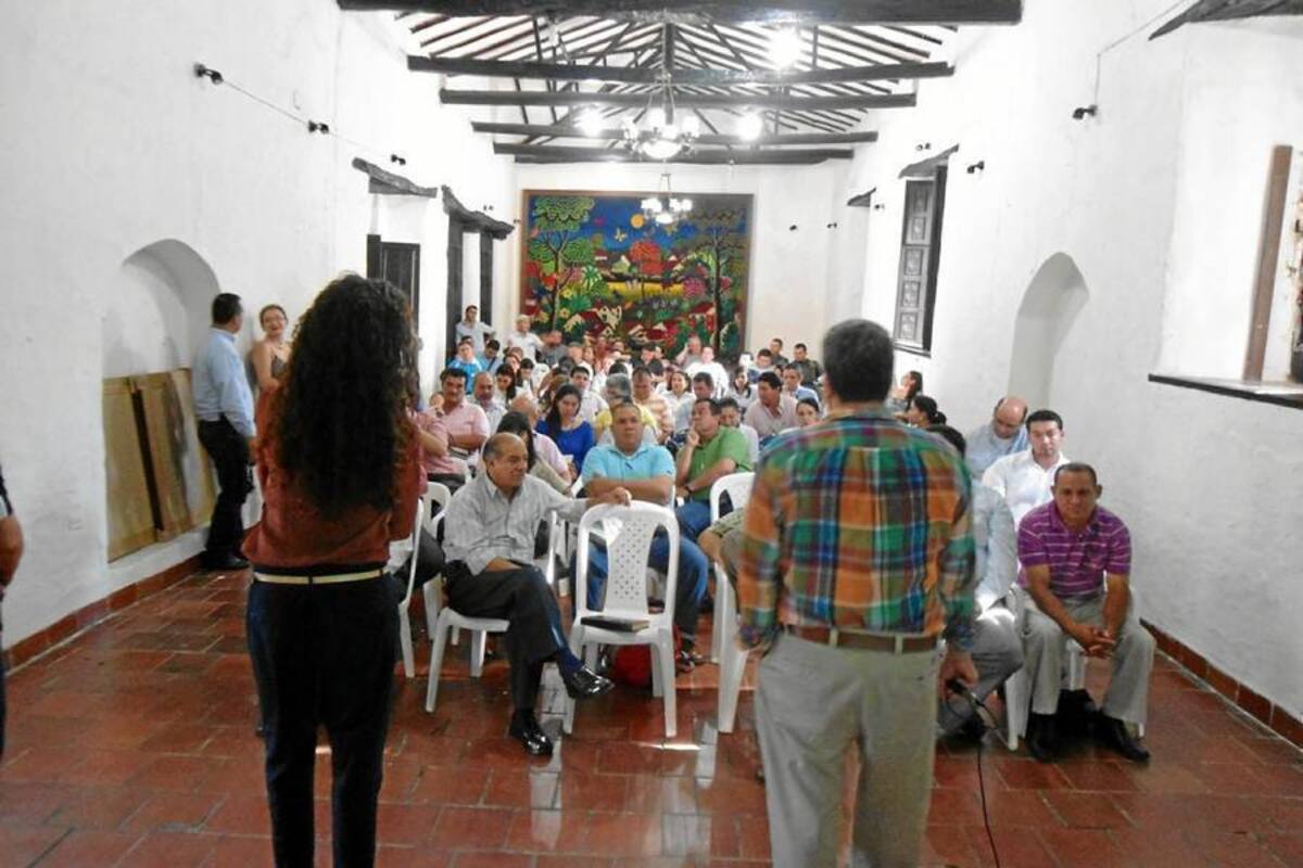 Alcaldía socializó anteproyectos de obras para dos parques (Foto: Nancy Acuña R. /VANGUARDIA LIBERAL)