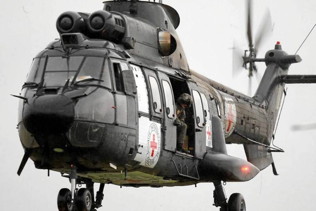 Helicópteros de Brasil están listos para las liberaciones (Foto: Colprensa/VANGUARDIA LIBERAL)
