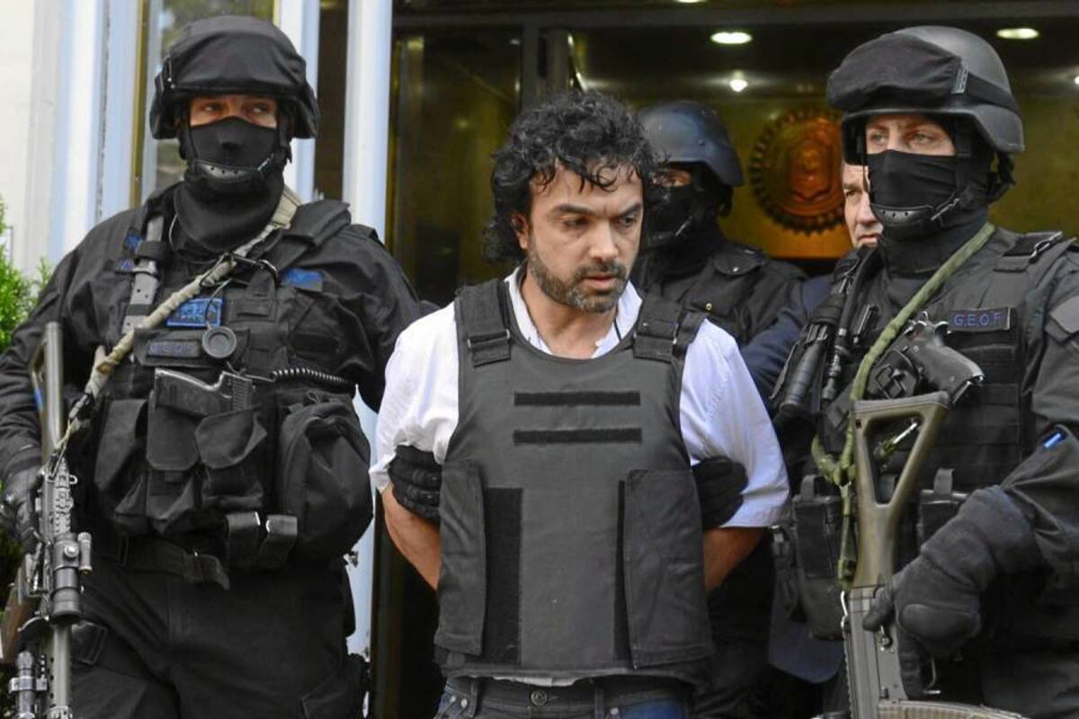 Henry de Jesús López Londoño, alias ‘Mi Sangre’, capturado en Argentina. (Foto: Colprensa/VANGUARDIA LIBERAL)