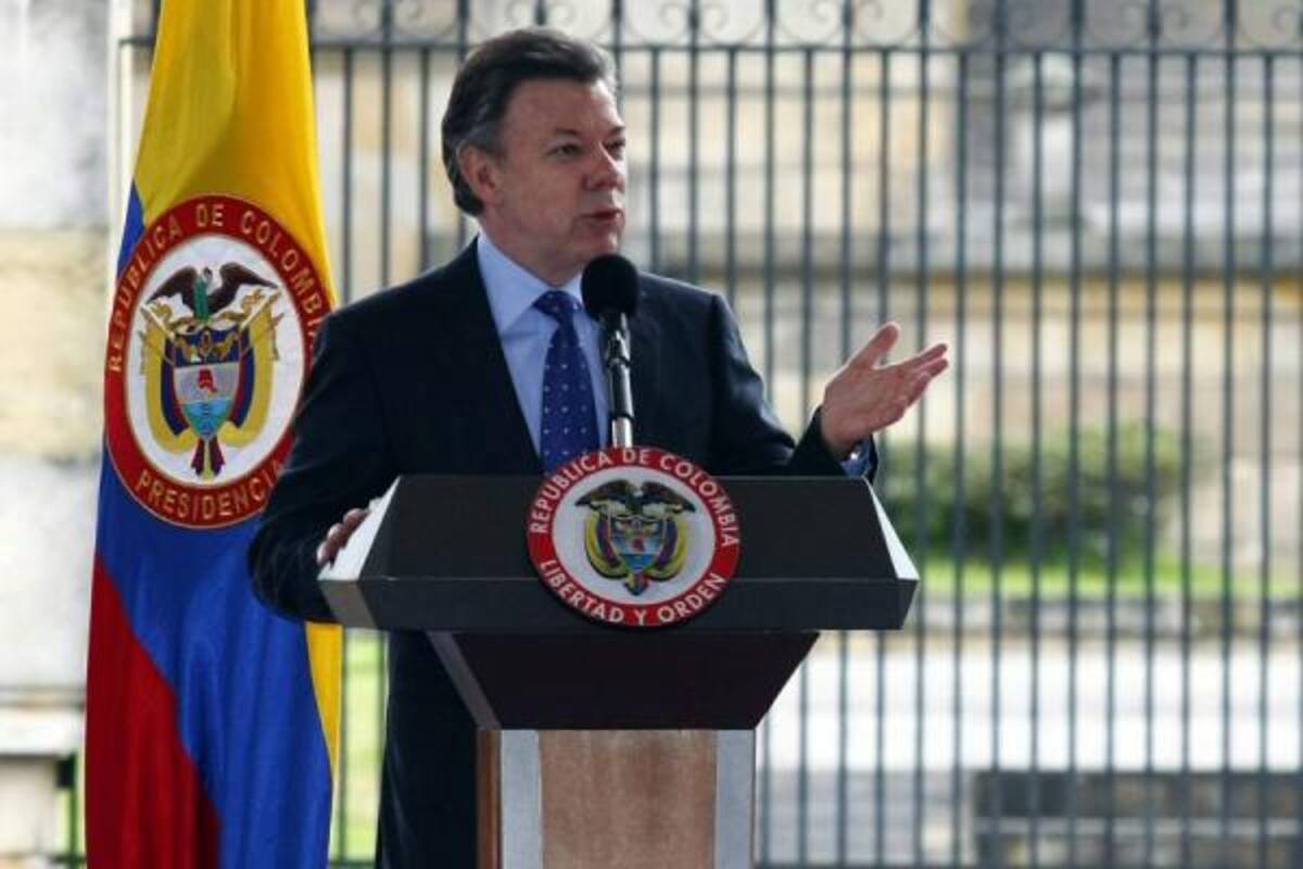 El presidente Juan Manuel Santos condenó los atentados recientes de las Farc y les recordó que los cambios "no se hacen en el monte".(Foto: Archivo/VANGUARDIA LIBERAL)