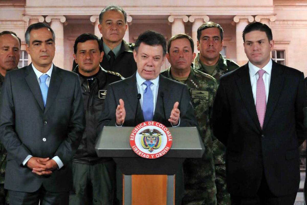 El nuevo ministro de Defensa, Juan Carlos Pinzón, recibió el apoyo total del Gobierno para su gestión. (Foto: Archivo/VANGUARDIA LIBERAL)