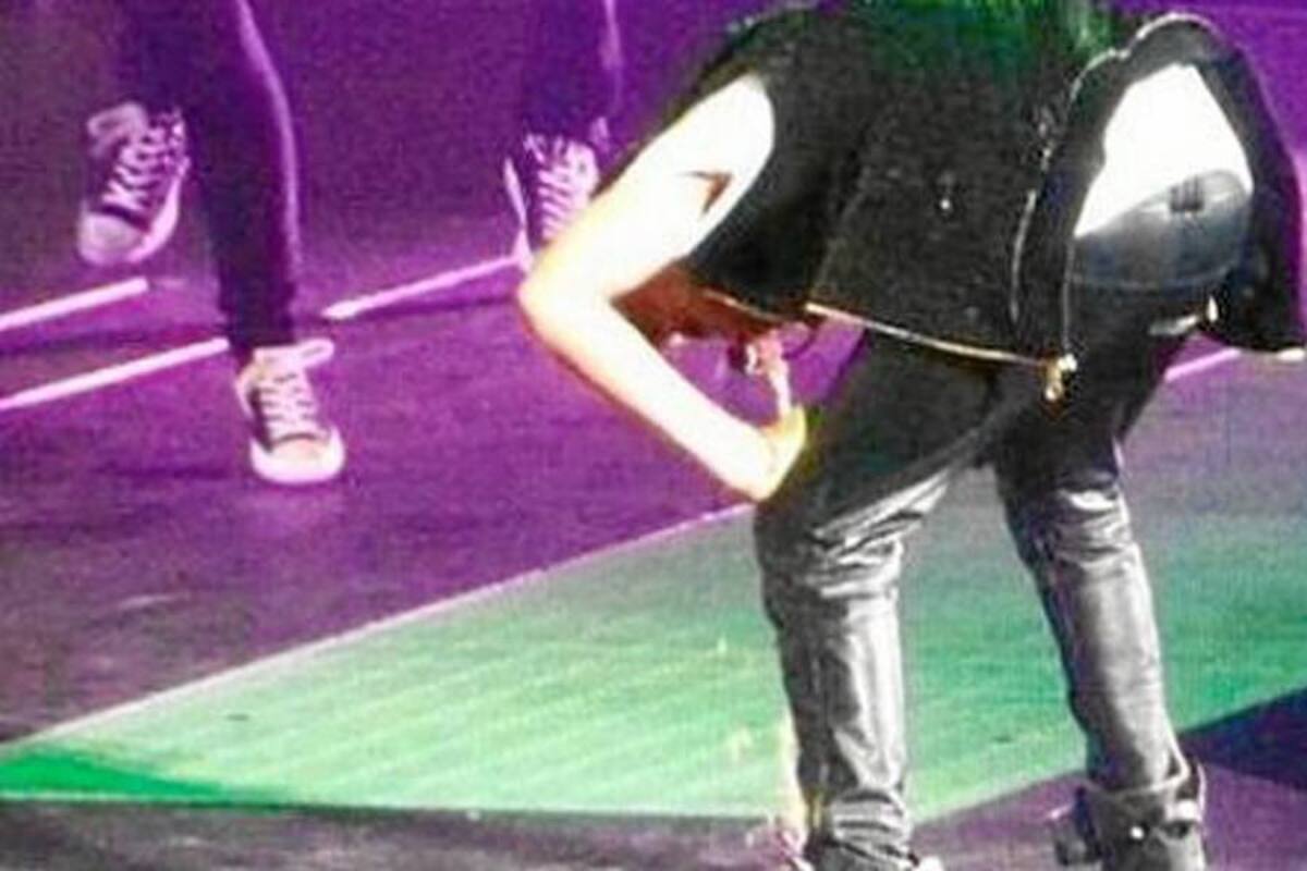 Justin Bieber, enfermo en el escenario (Foto: Univisión)