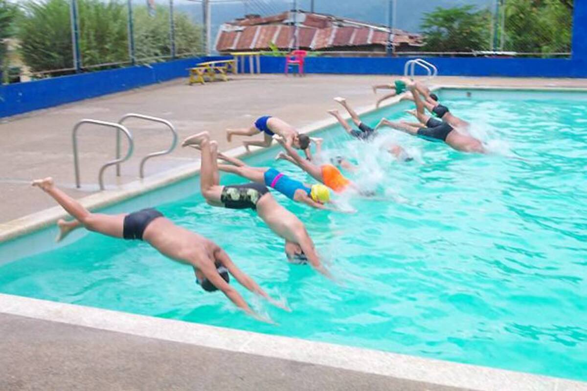 Histórico bronce de San Vicente en la natación (Foto: Suministrada/VANGUARDIA LIBERAL)