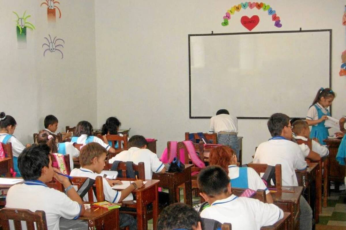 En Colombia hay más de un millon de niños desescolarizados, según el Ministerio de Educación Nacional. (Foto: Archivo / VANGUARDIA LIBERAL)
