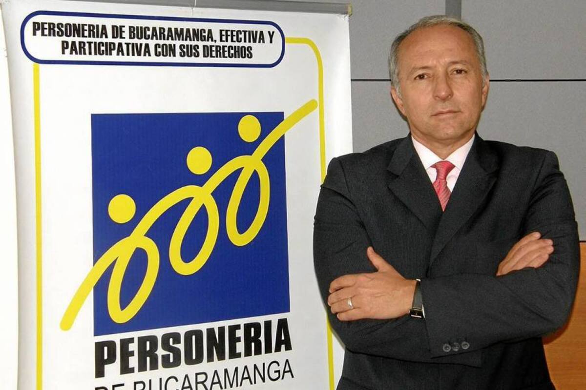 Augusto Rueda González, personero de Bucaramanga. (Foto: / VANGUARDIA LIBERAL)