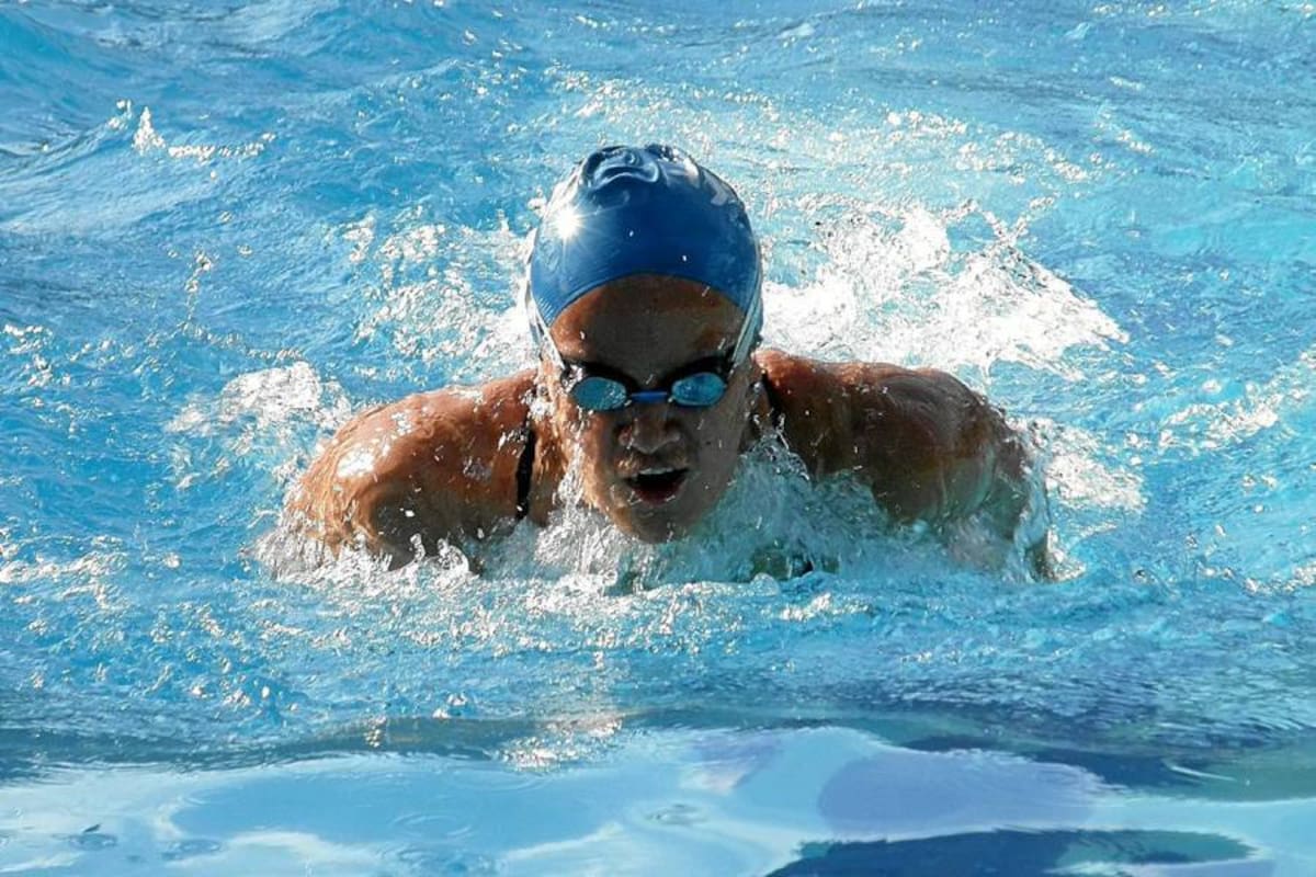 La santandereana Daniela Rueda Labrador fue una de las nadadoras sobresalientes durante el Campeonato Nacional Pre Juegos disputado en Medellín. Daniela logró seis medallas de oro para la delegación local. (Foto: Archivo / VANGUARDIA LIBERAL )