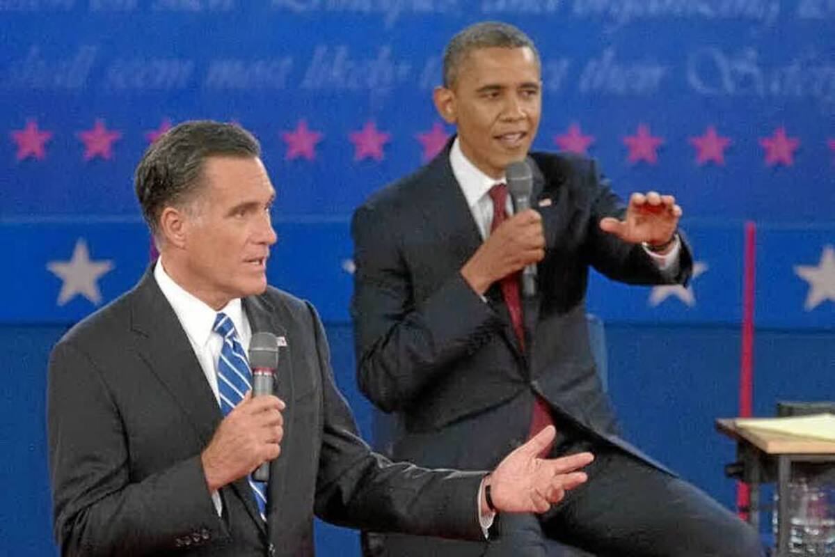 Mitt Romney y Barak Obama
