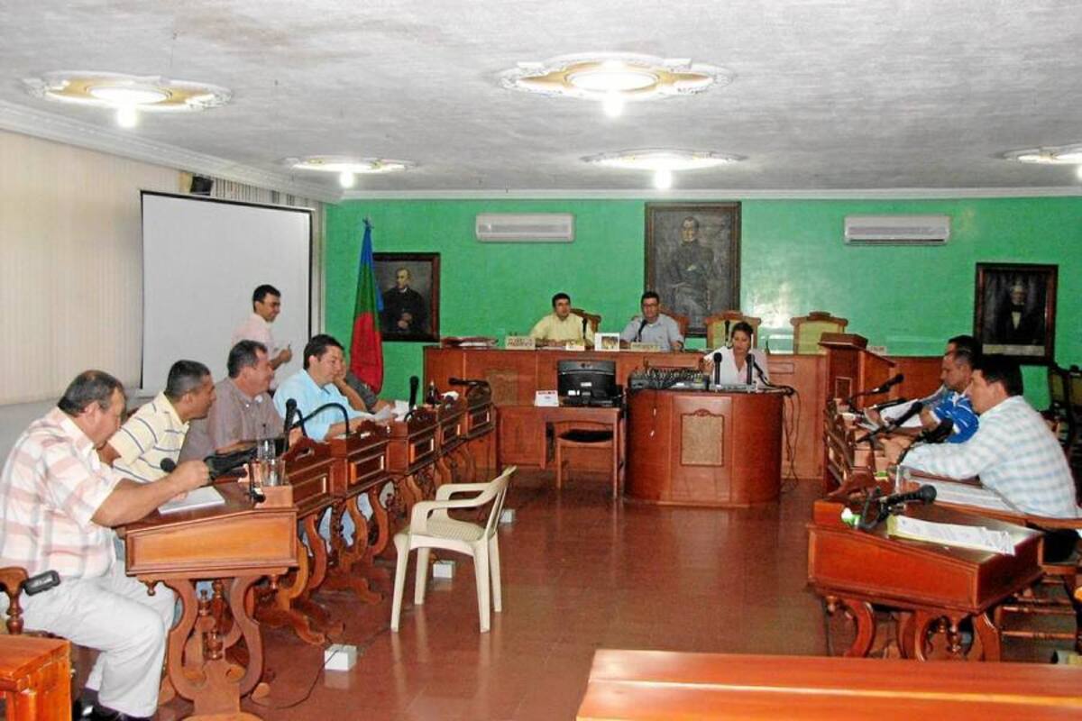 Sesión del Concejo en la cual se aprobó el Proyecto. (Foto: Wolfgang Arias P./VANGUARDIA LIBERAL )