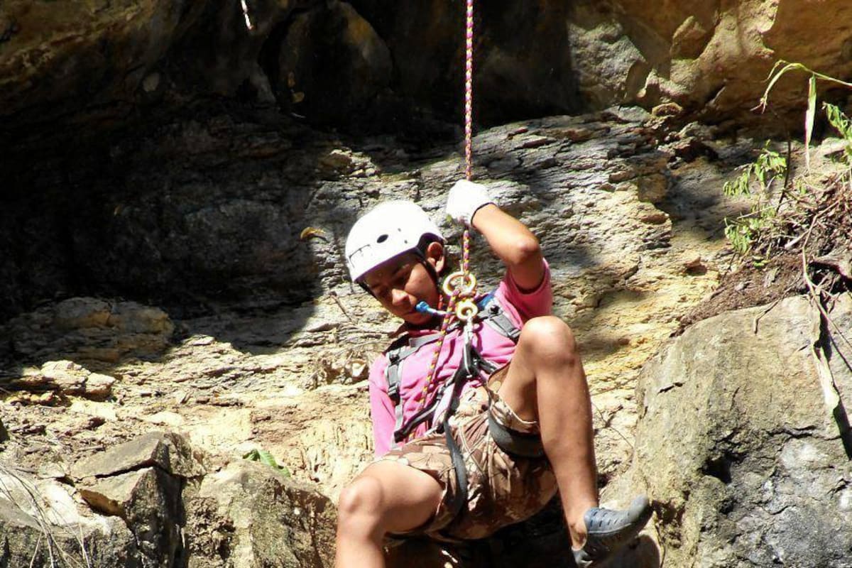 Descenso por el cual se puede practicar el Rappel. (Foto: Suministrada/VANGUARDIA LIBERAL)