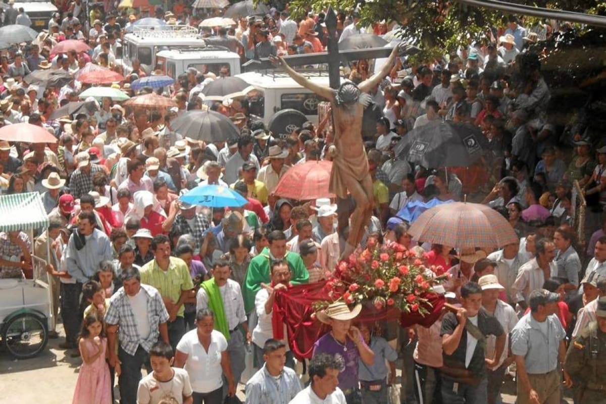 La peregrinación al Santo Cristo de Guavatá espera reunir a más de 5.000 visitantes que con sus plegarias solicitarán los favores de este santo milagroso. (Foto: Suministrada /VANGUARDIA LIBERAL)