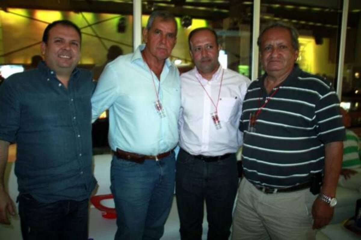 Sergio Serrano, Gustavo Rueda, Diego Sandoval y Alirio Cala Vecino.(Foto: Fotos: / VANGUARDIA LIBERAL)