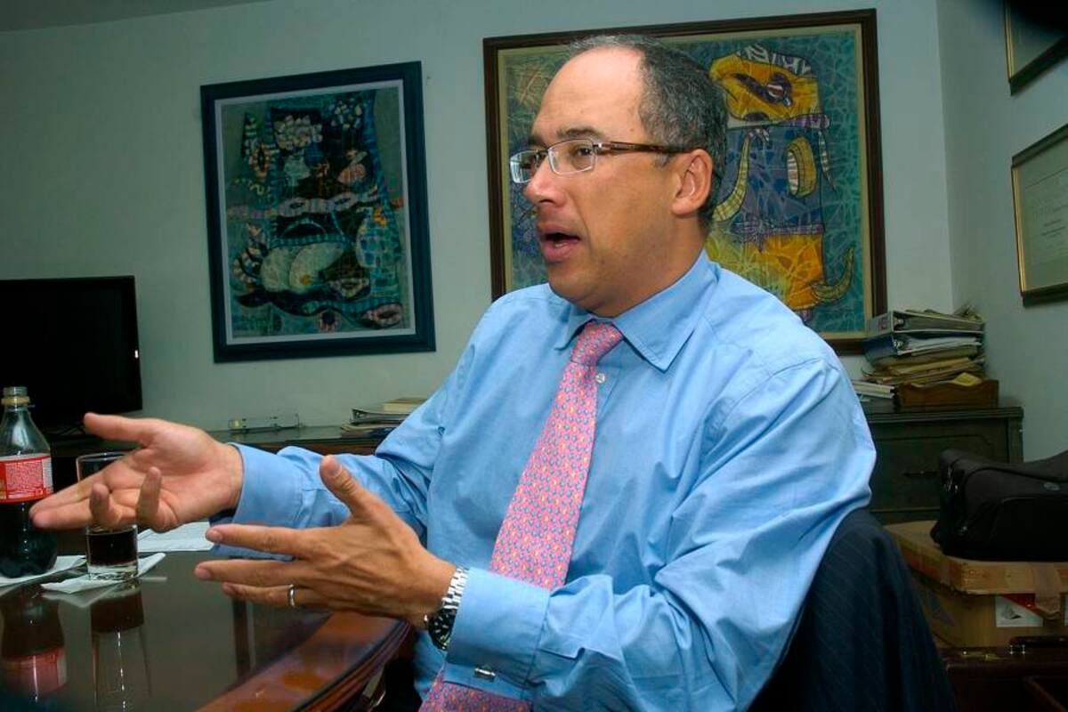 Juan Carlos Echeverry, ministro de Hacienda (Foto: César Flórez / VANGUARDIA LIBERAL)
