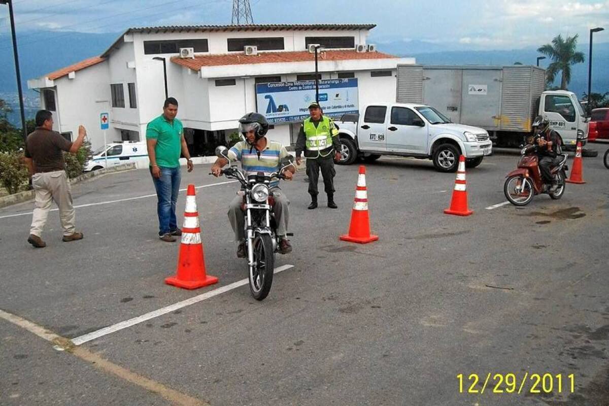 Continuarán las pruebas de pericia a motociclistas (Foto: Suministrada/VANGUARDIA LIBERAL)