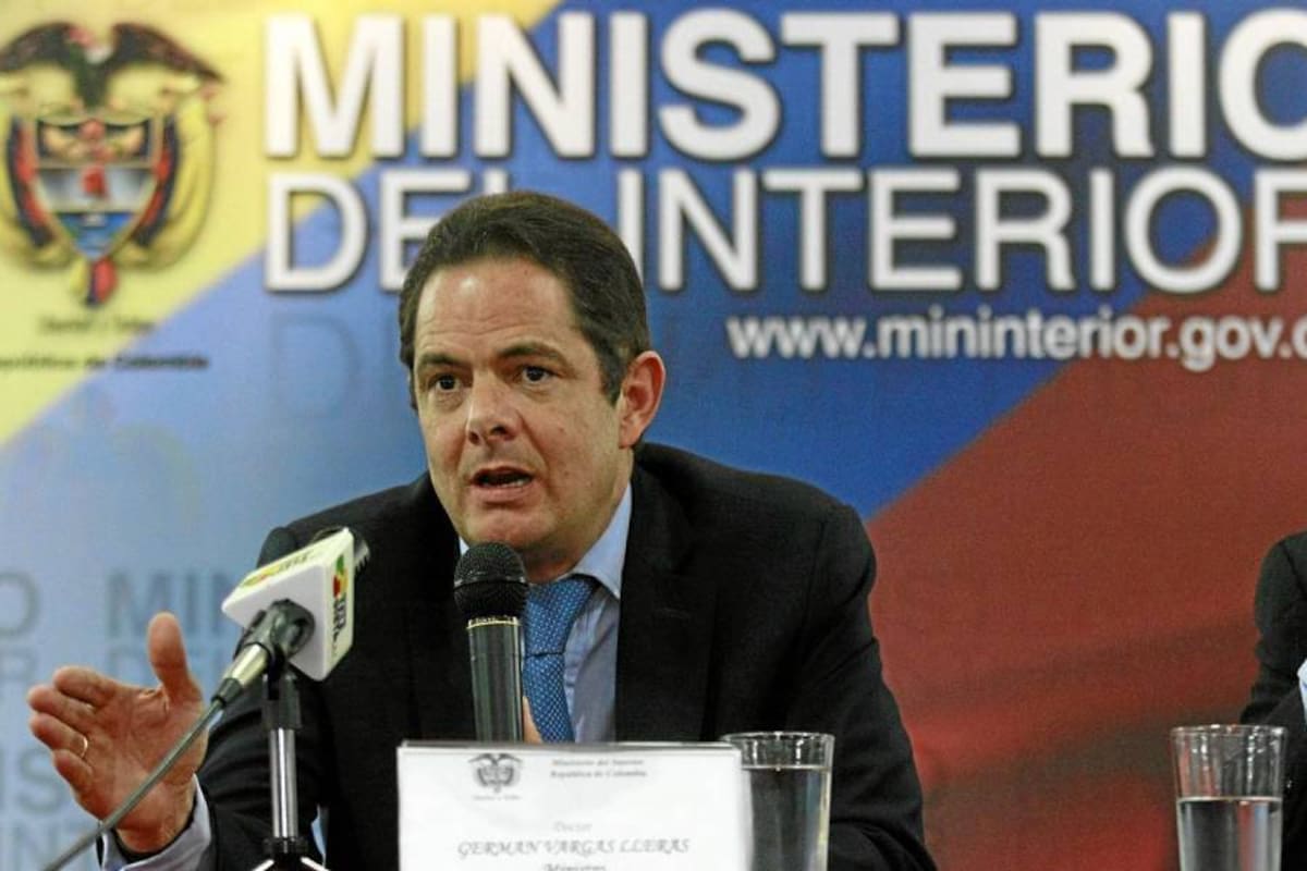 Germán Vargas Lleras, ministro del Interior (Foto: Archivo/VANGUARDIA LIBERAL )