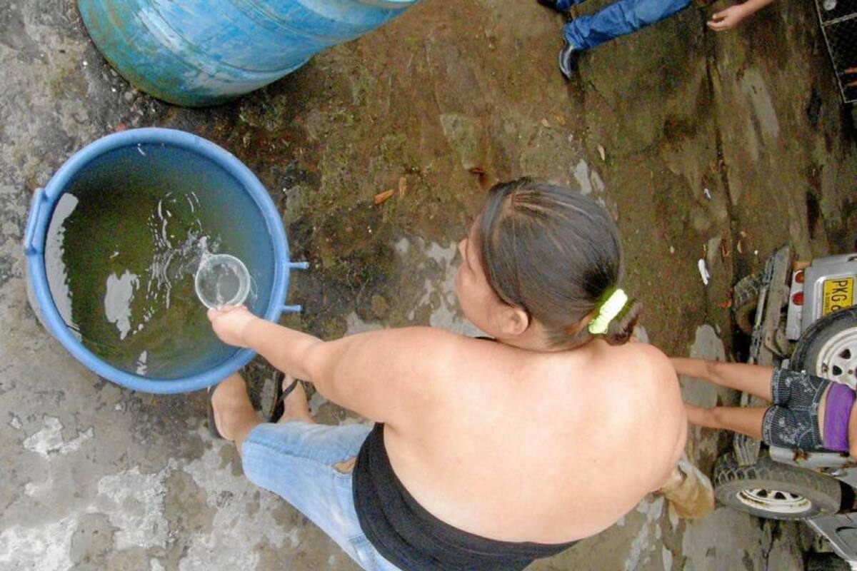 Se recrudece la crisis sanitaria por falta de agua en Zapatoca (Foto: Archivo/VANGUARDIA LIBERAL)