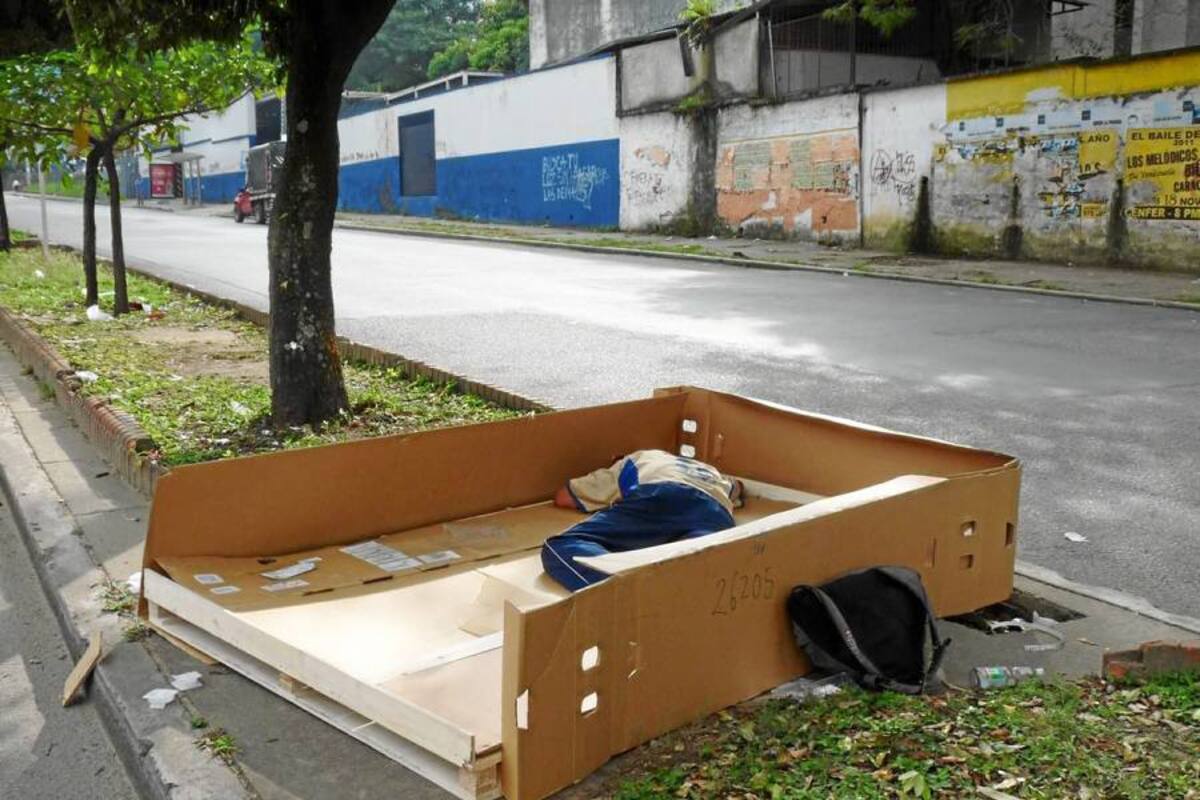 Bucaramanga sigue siendo un ‘hogar de paso’ de indigentes (Foto: Nelson Díaz / VANGUARDIA LIBERAL)