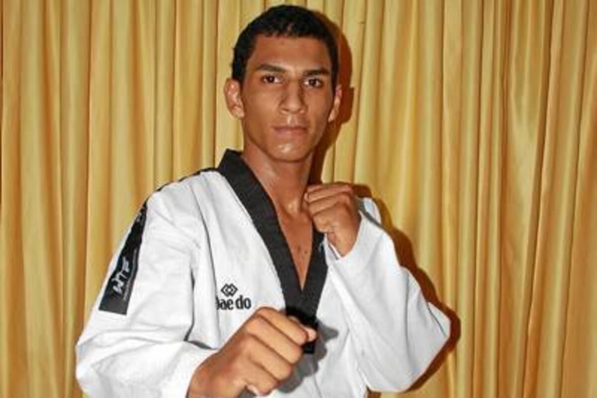 Élver Iván Gómez Barros, taekwondista. (Foto: Archivo / VANGUARDIA LIBERAL)