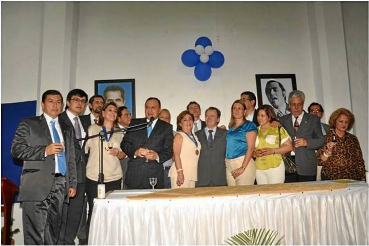 Dirigentes del Partido Conservador en Santander. (Foto: Archivo / VANGUARDIA LIBERAL)