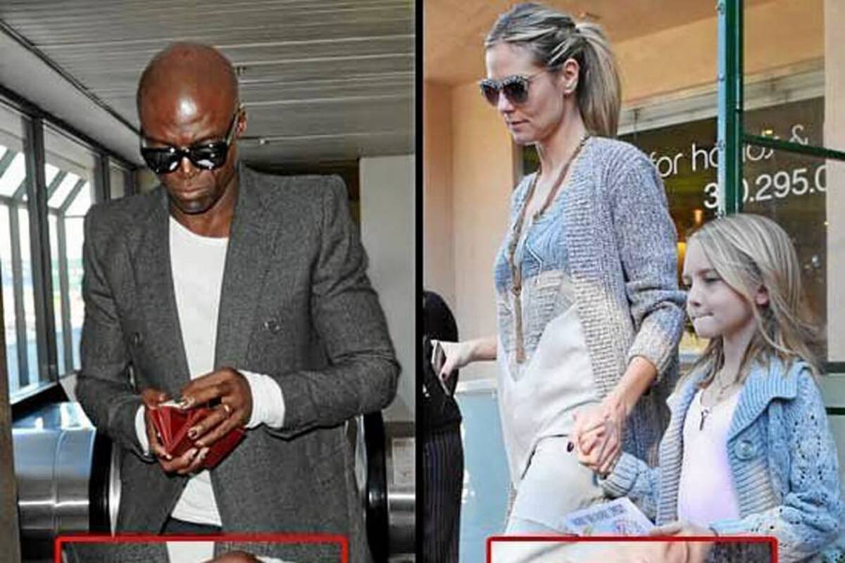 Heidi Klum y Seal llevan sus anillos de matrimonio