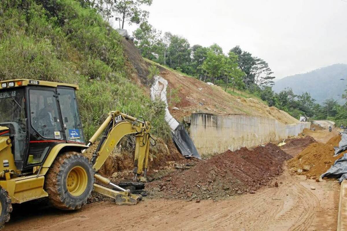 En 15 días entregan obra en Panorama - La Cumbre (Foto: César Flórez / VANGUARDIA LIBERAL)