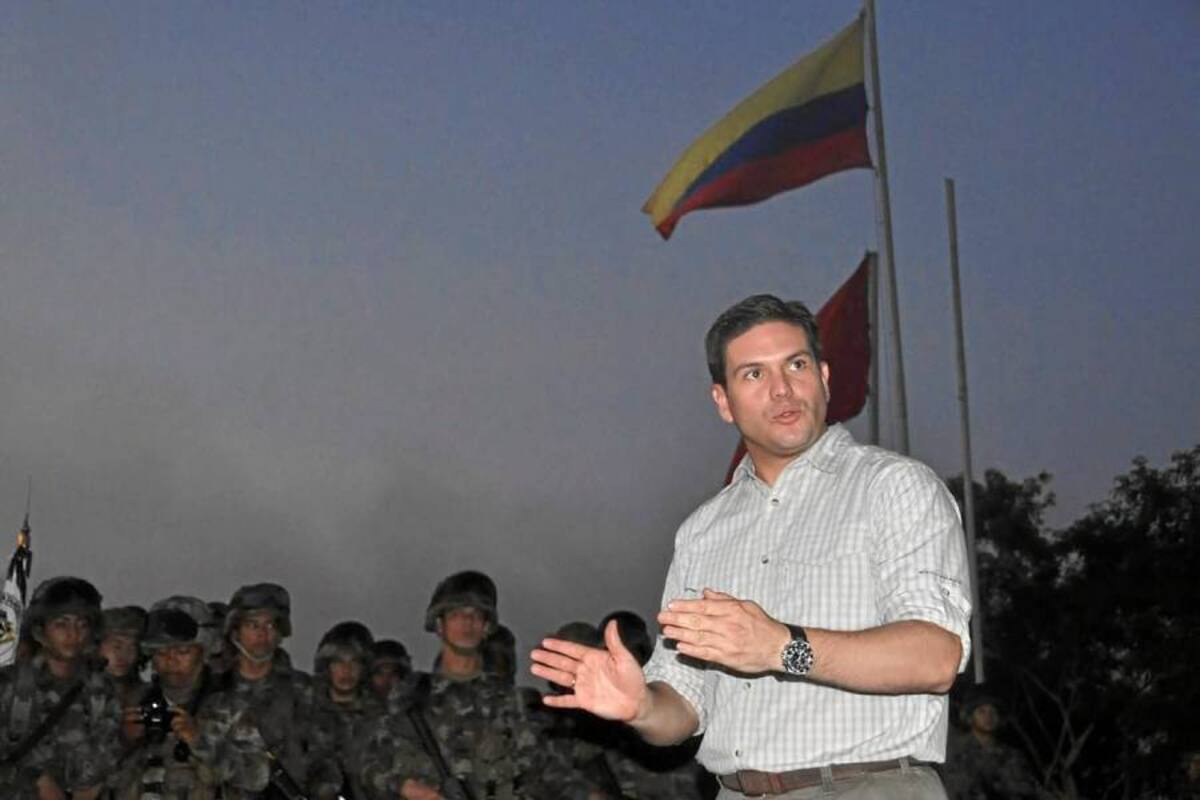 Juan Carlos Pinzón, ministro de Defensa (Foto: Colprensa/VANGUARDIA LIBERAL)