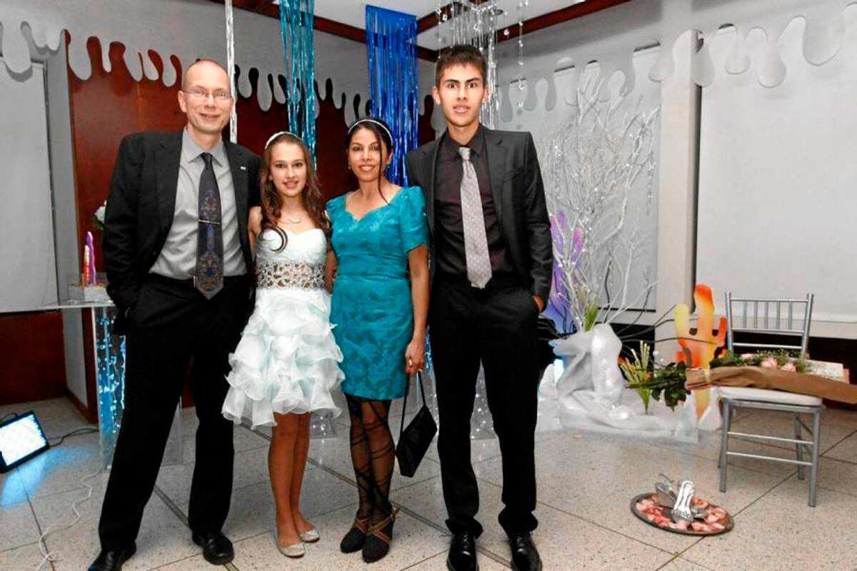 Thomas Rach, Julia Patricia Rach, Claudia Patricia Rach y Vicente Rach. (Foto: Mauricio Betancourt / VANGUARDIA LIBERAL)