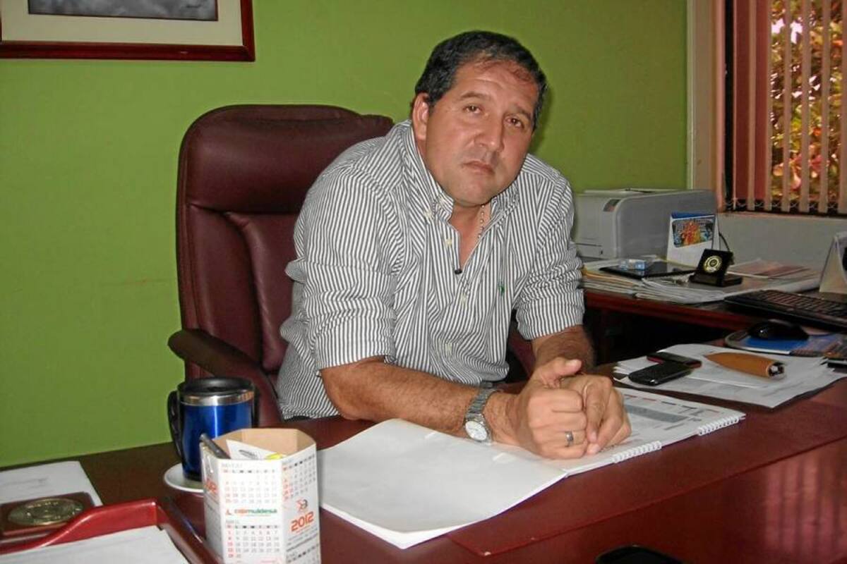 El alcalde del Socorro Humberto Corzo Galvis (Foto: Nancy Gómez Cala /VANGUARDIA LIBERAL)