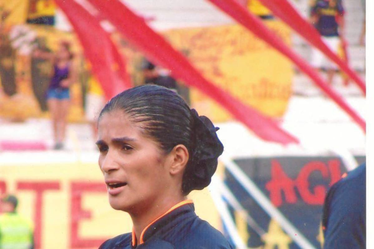Luzmila González, árbitro de fútbol (Foto: Archivo / VANGUARDIA LIBERAL)