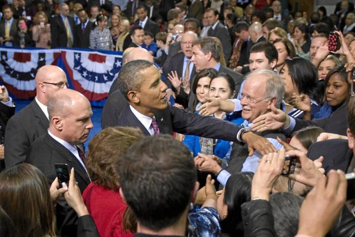 El Mandatario demócrata ganaría la reelección en noviembre con amplia ventaja sobre el exgobernador Mitt Romney, refleja una encuesta de influyentes medios estadounidenses. (Foto: EFE / VANGUARDIA LIBERAL)