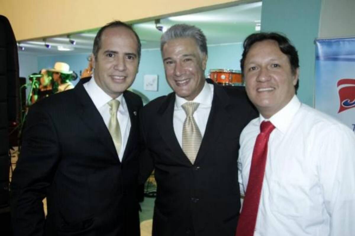 Plinio Barraza, Fernando Ayende y Oscar Díaz.