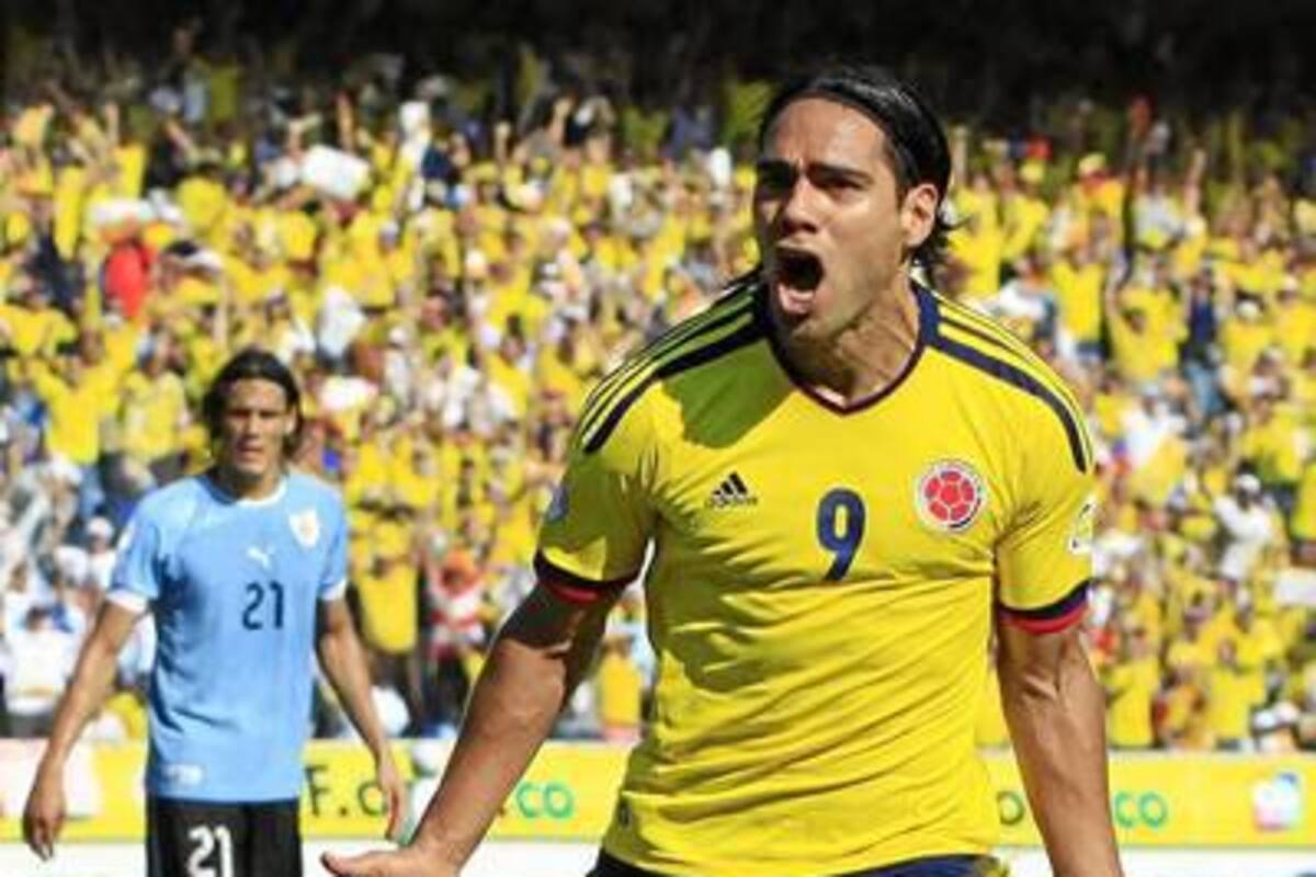 El delantero samario Falcao García ha convertido cinco goles en las Eliminatorias Suramericanas, dos menos que los goleadores Lionel Messi, Gonzalo Higuaín y Luis Suárez. (Foto: Archivo / VANGUARDIA LIBERAL)
