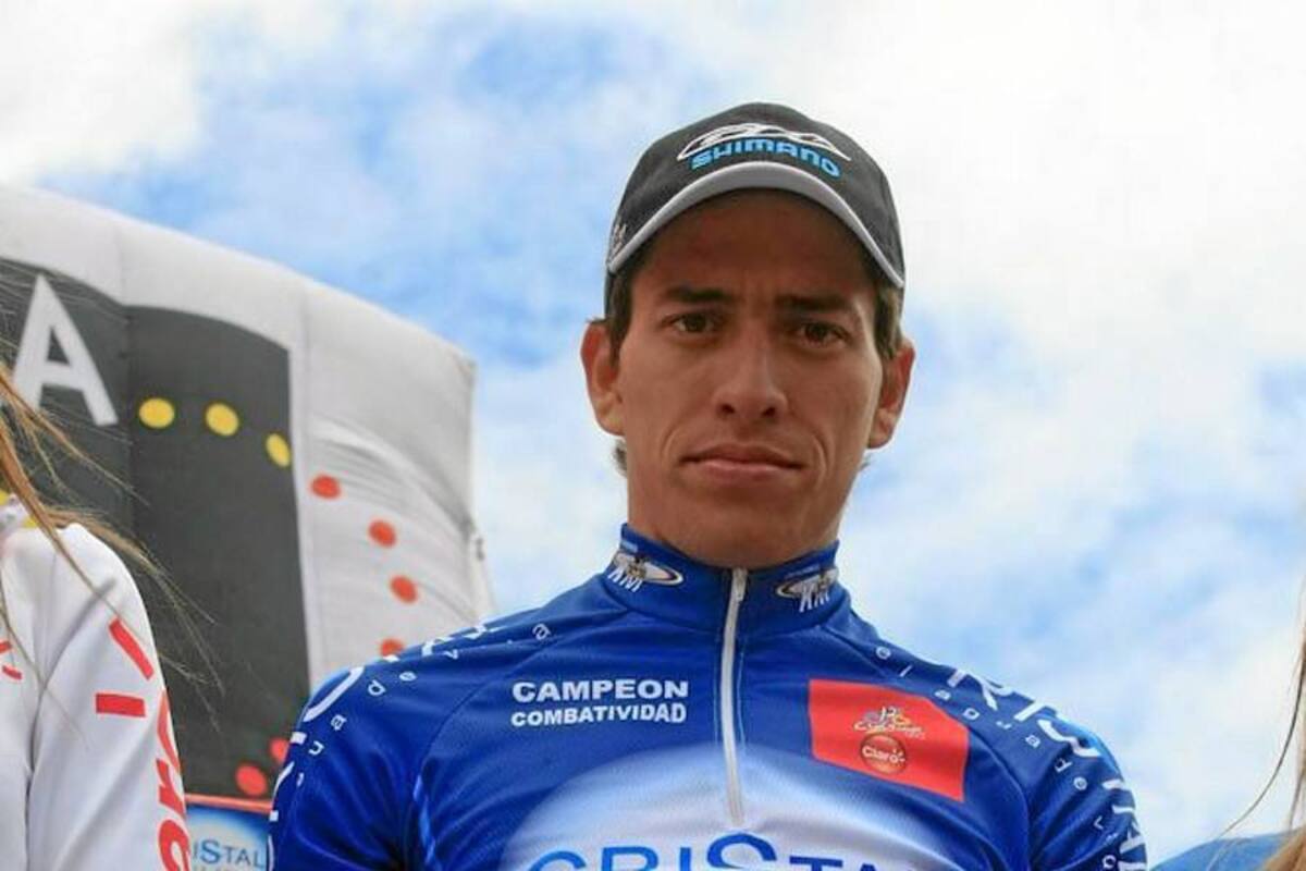El pedalista barranqueño Jonathan Millán del equipo GW Shimano – Chec – Envía, se coronó campeón de la clasificación de la combatividad del Clásico RCN. (Foto: Cortesía Luis Barbosa / VANGUARDIA LIBERAL)