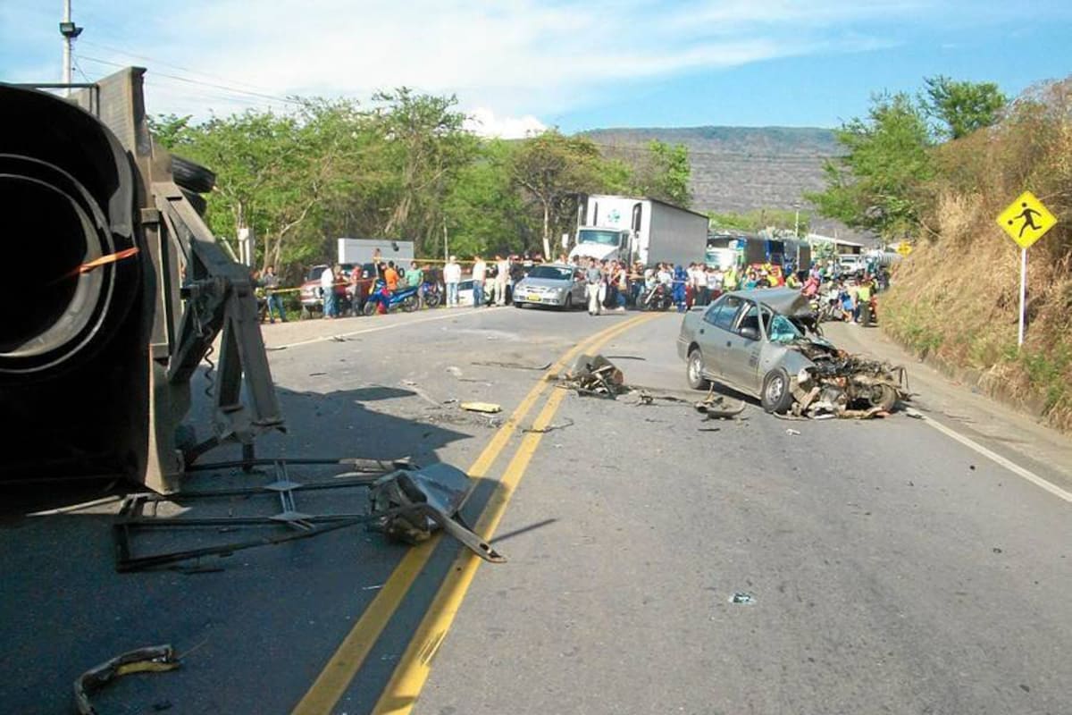 Un muerto dejó un accidente en la vía San Gil – Socorro