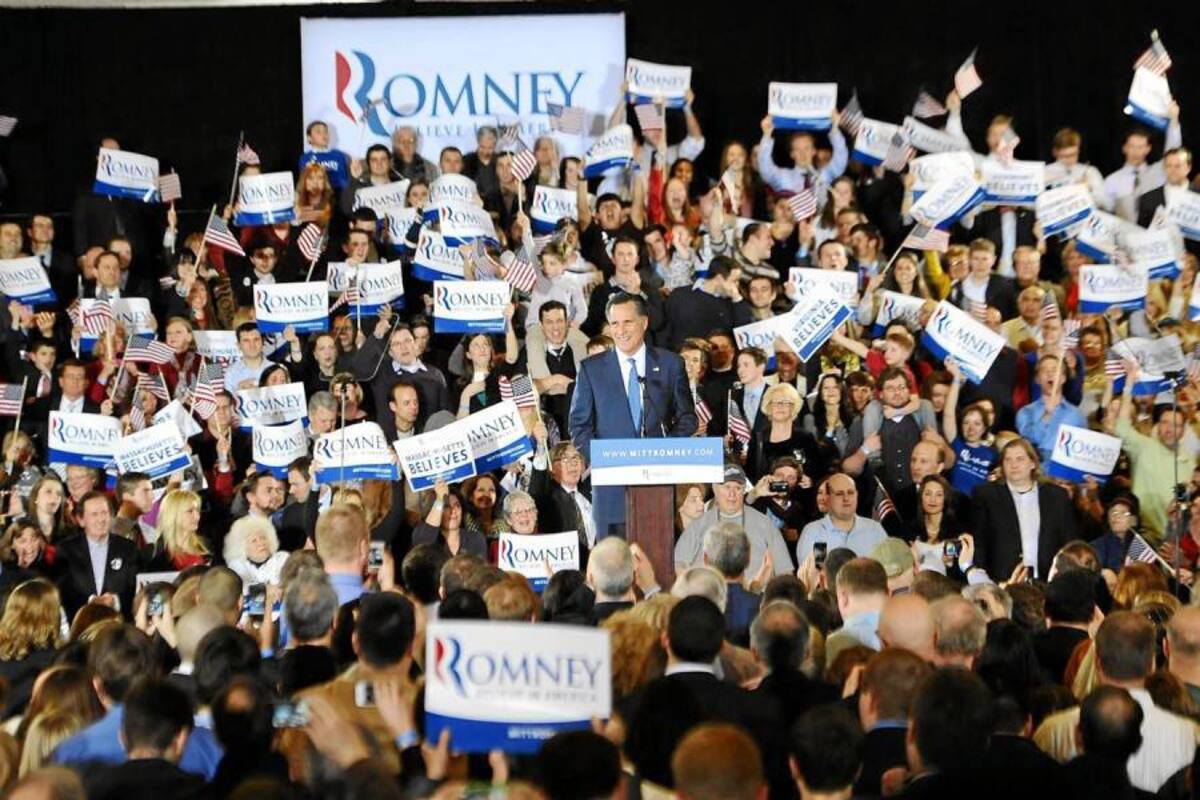 Romney se aseguró el pasado martes una ventaja en los únicos números que cuentan, los de delegados para la Convención Nacional Republicana de agosto. (Foto: EFE / VANGUARDIA LIBERAL)