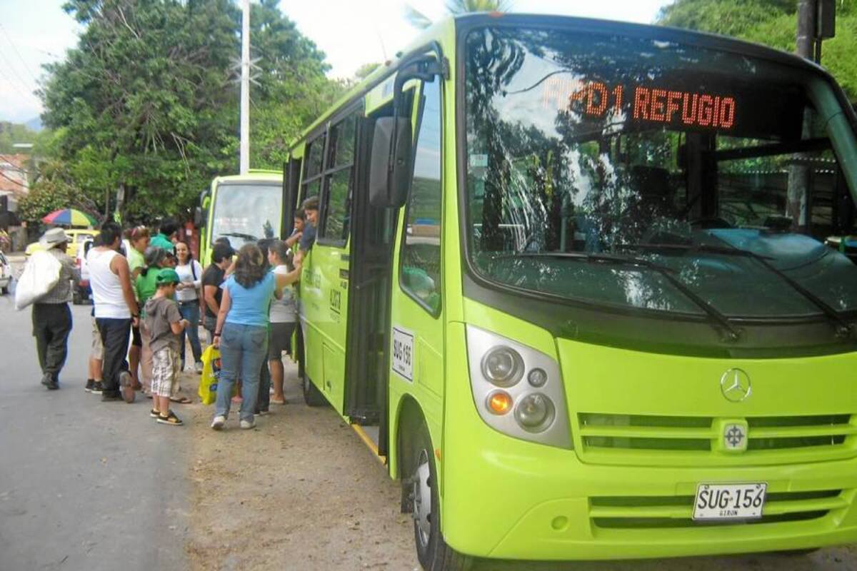 Así quedaron las nueve rutas convencionales de Metrolínea para Piedecuesta (Foto: Archivo/ VANGUARDIA LIBERAL )