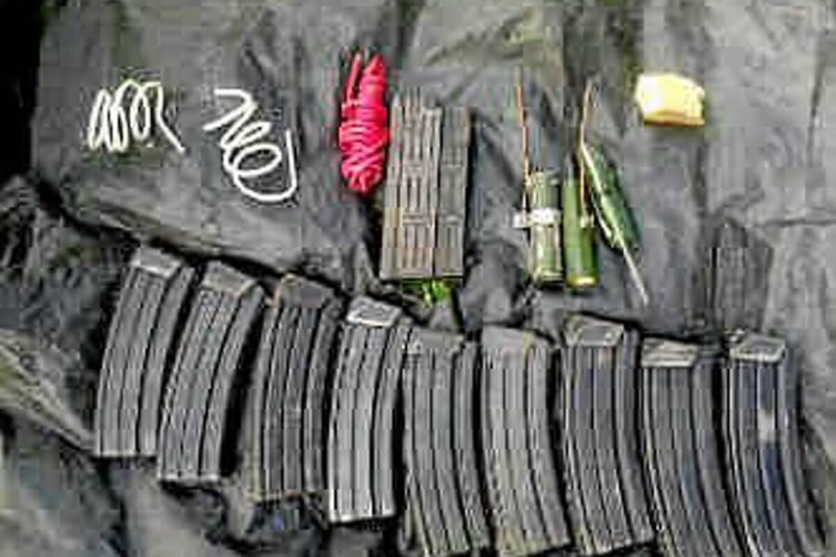 El material ubicado por las tropas del Batallón Galán fue puesto a disposición del Cuerpo Técnico de Investigación de la Fiscalía General. (Foto: Suministrada/VANGUARDIA LIBERAL)