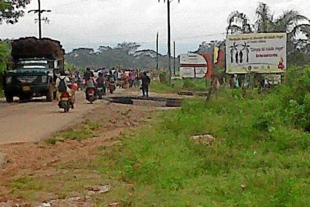 Cerca de un centenar de familias deshabitaron predios en Wilches (Foto: s)