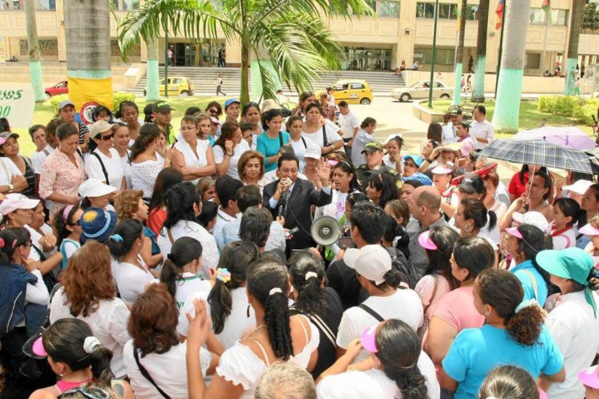 Alcalde atendió peticiones de Madres comunitarias (Foto: Suministrada / VANGUARDIA LIBERAL)