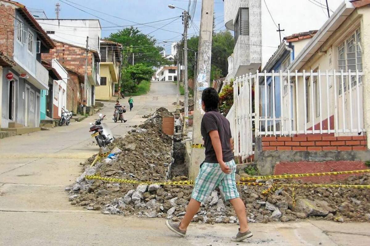 Entre tres y cuatro meses duraría la intervención de la red de acueducto. (Foto: Karen Johana Mantilla Mantilla/VANGUARDIA LIBERAL)