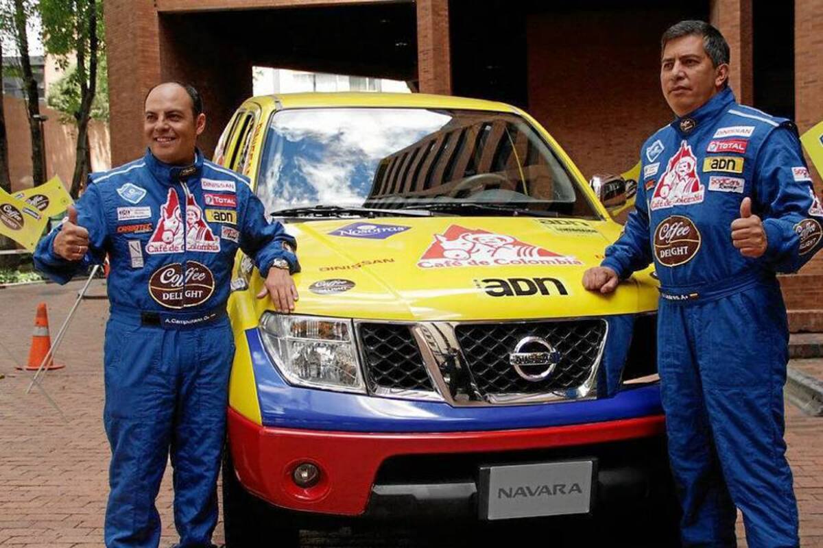 La dupla colombiana de Juan Manuel Linares y Andrés Campuzano, la más experimentada en el Rally Dakar, no pudo continuar con su objetivo de terminar la exigente prueba y un problema en el motor de su vehículo los sacó de carrera. (Foto: Archivo / VANGUARDIA LIBERAL)