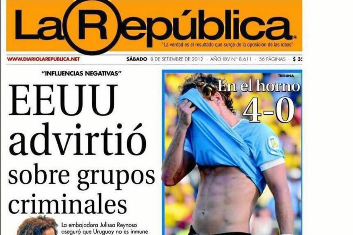 Lo que dijo la prensa uruguaya (Foto: Tomada de Internet / VANGUARDIA LIBERAL)