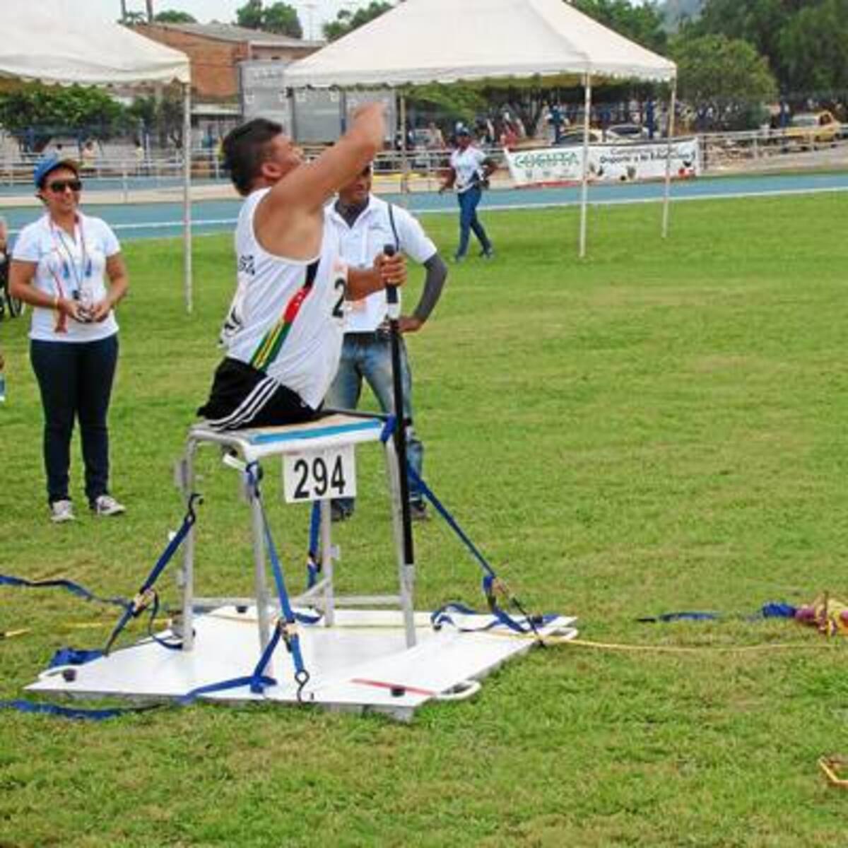 Jorge Andrés Camarón Flórez, atleta con discapacidad física. (Foto: Archivo / VANGUARDIA LIBERAL)