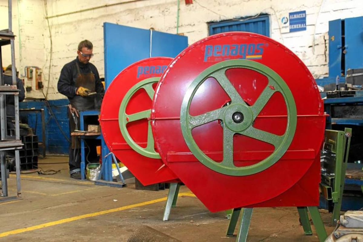 Penagos recibió el año pasado un premio de Analdex, por sus buenos resultados en las ventas externas. La compañía se especializa en maquinaria para la industria cafetera. (Foto: Archivo/VANGUARDIA LIBERAL )
