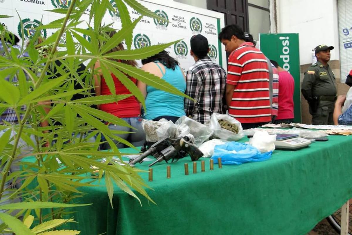 Cae banda de tráfico de drogas a domicilio (Foto: Suministrada/VANGUARDIA LIBERAL)