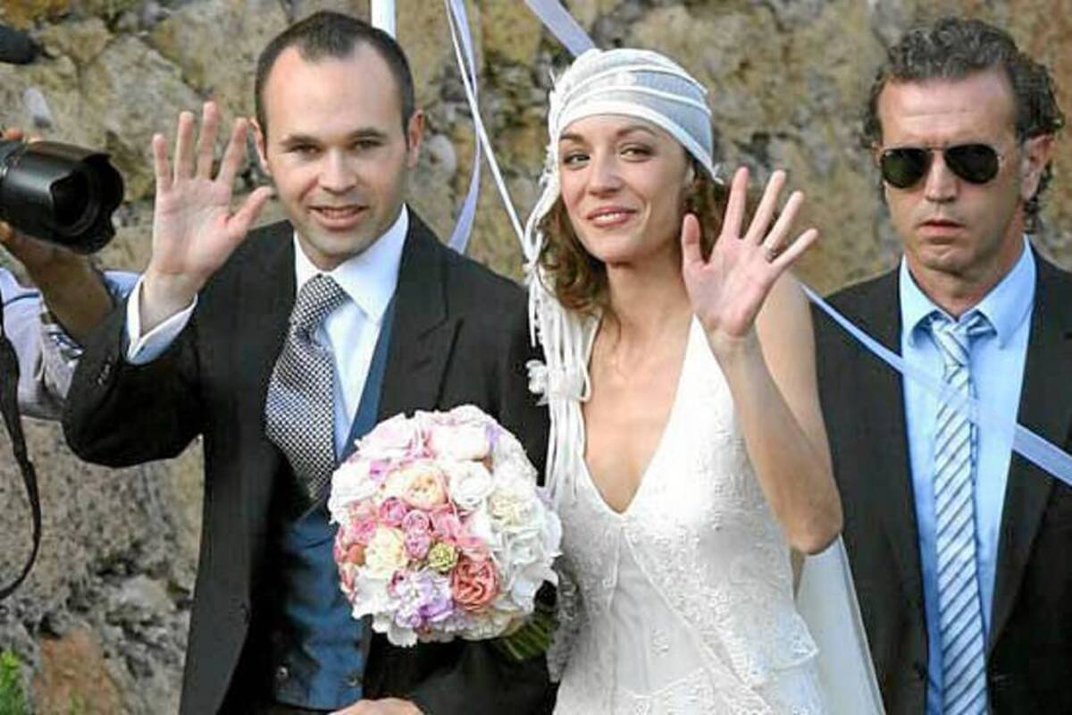 Andrés Iniesta ya está casado con Anna Ortiz